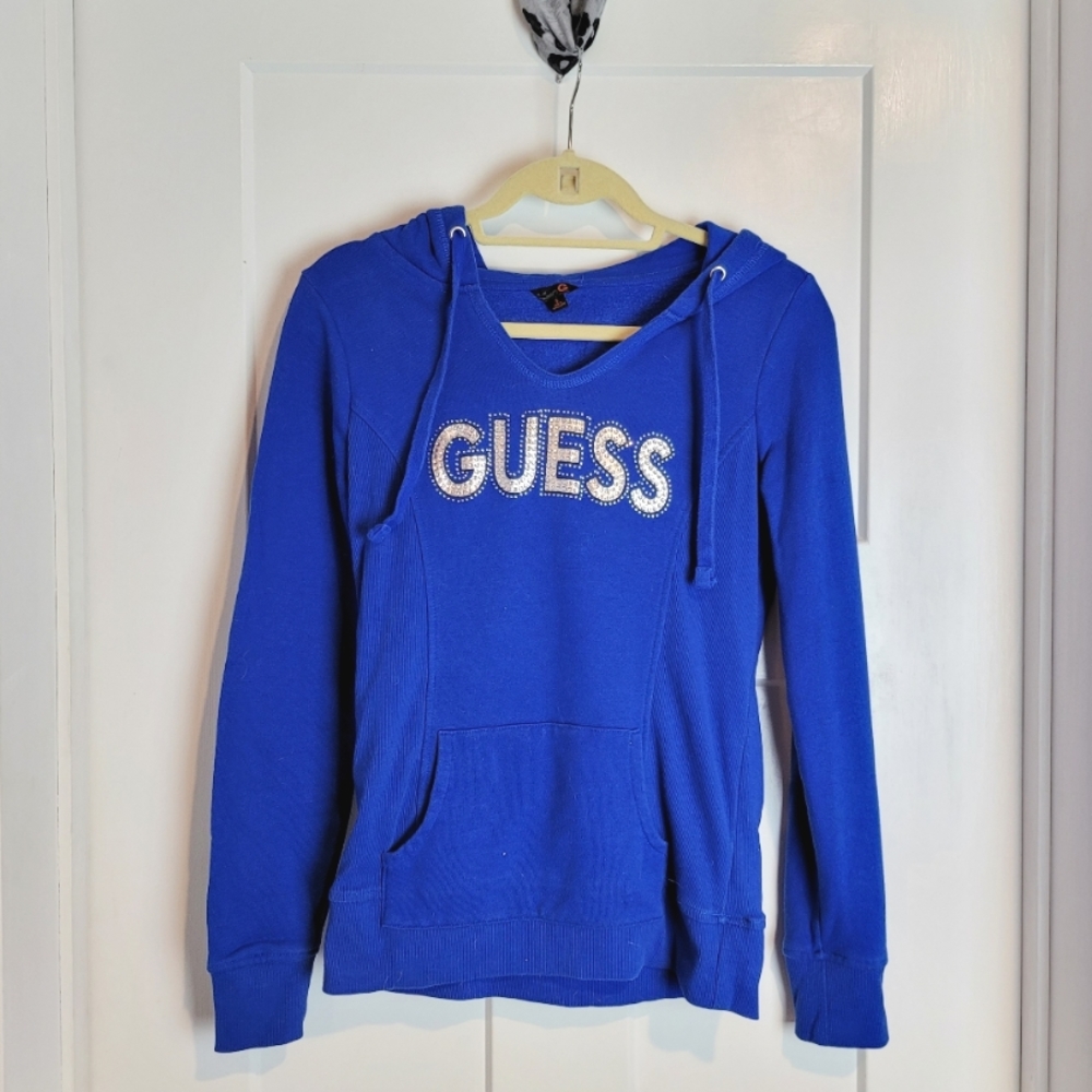 Guess blue hoodie